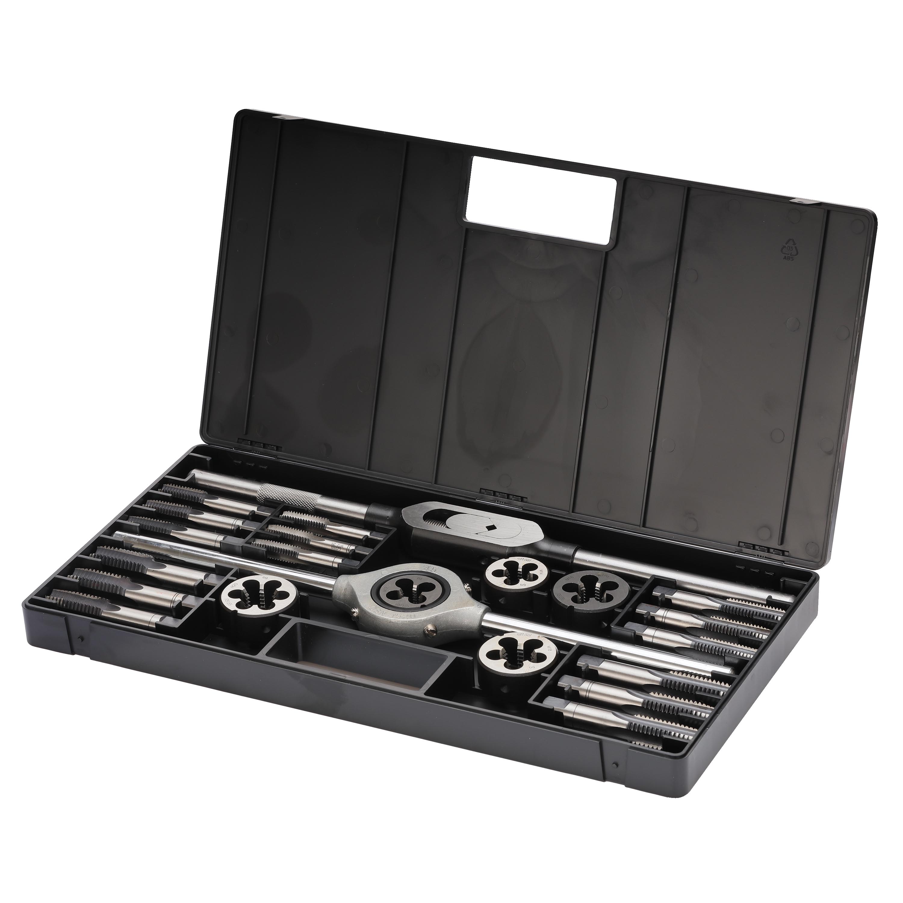 Набор метчиков и плашек Bucovice Tools M12-M20 115CrV3 23пр 310200