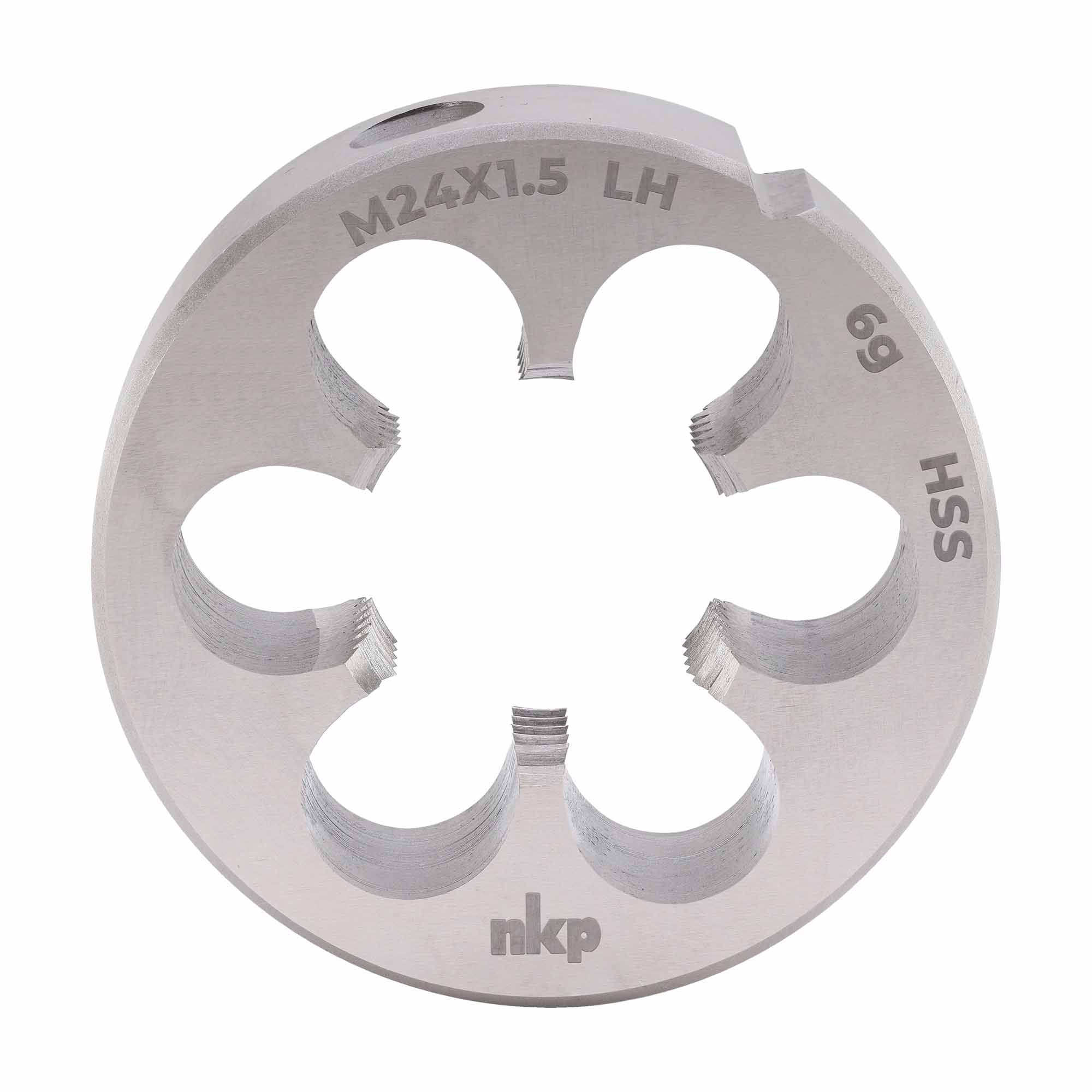 Плашка левая NKP М24х1,5 DINEN22568 HSS 6g 55х16мм 250242N