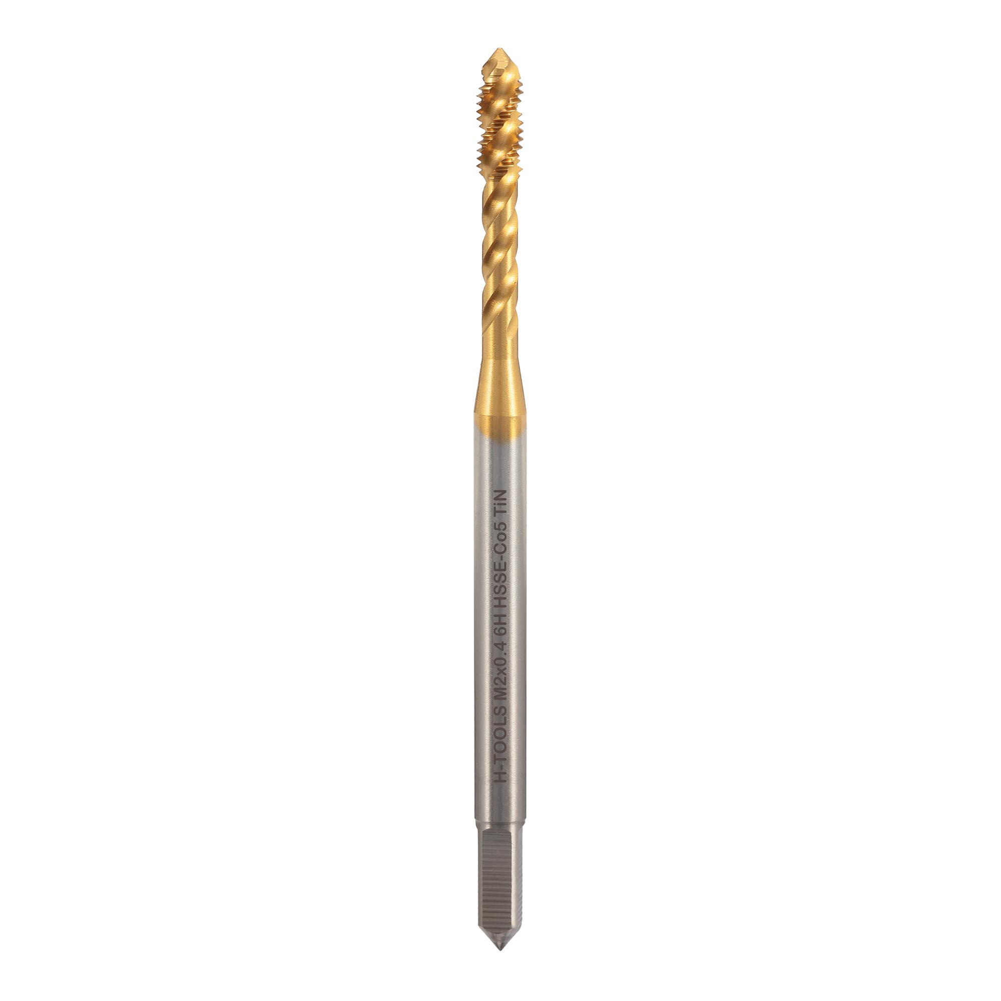Метчик винтовой машинный H-Tools М2х0,4 DIN371 HSSE-TiN 6h C/2-3P R45 513X01-C4-0020