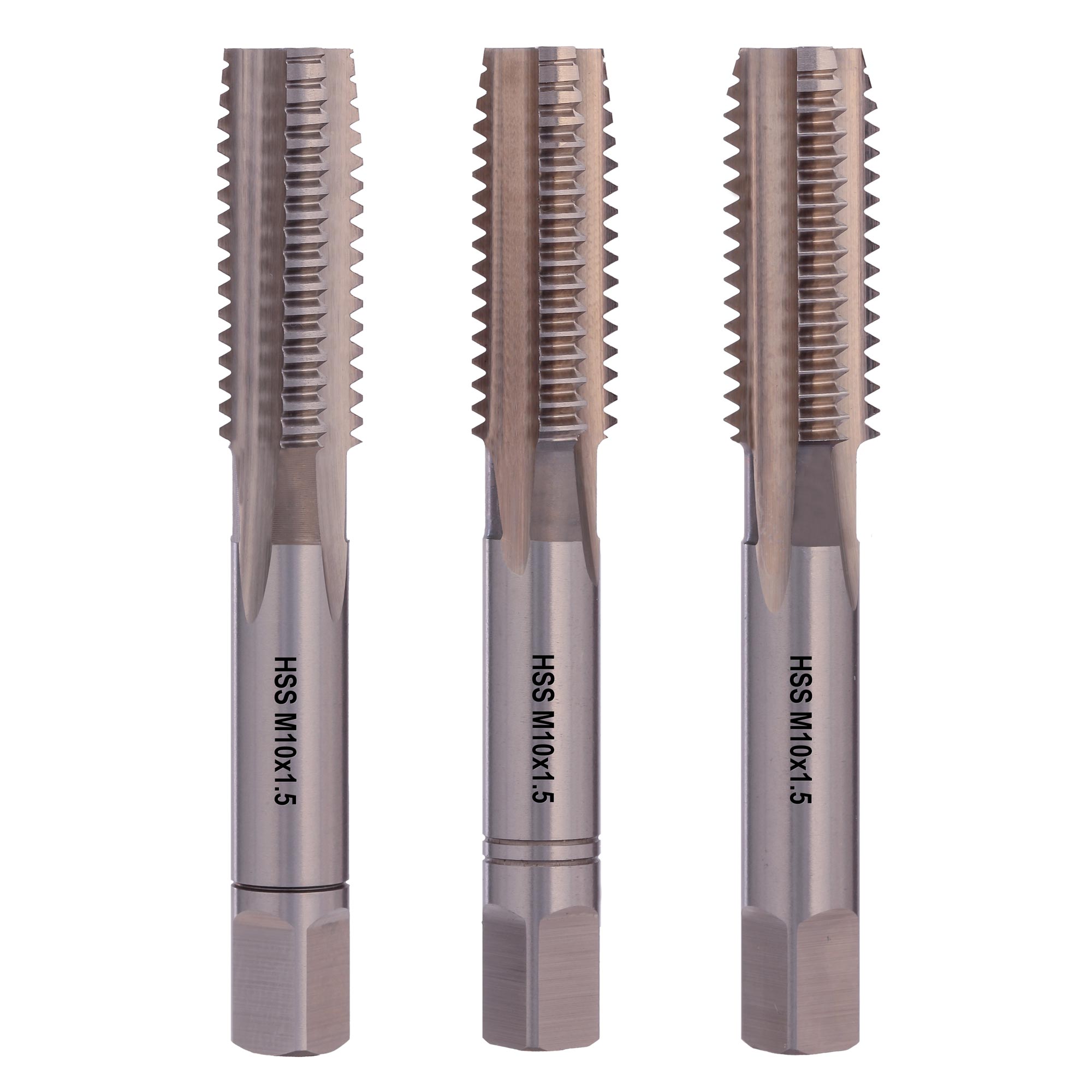 Набор метчиков 3шт Terrax by Ruko HSS-G DIN352 6h М10х1,5 230100TX
