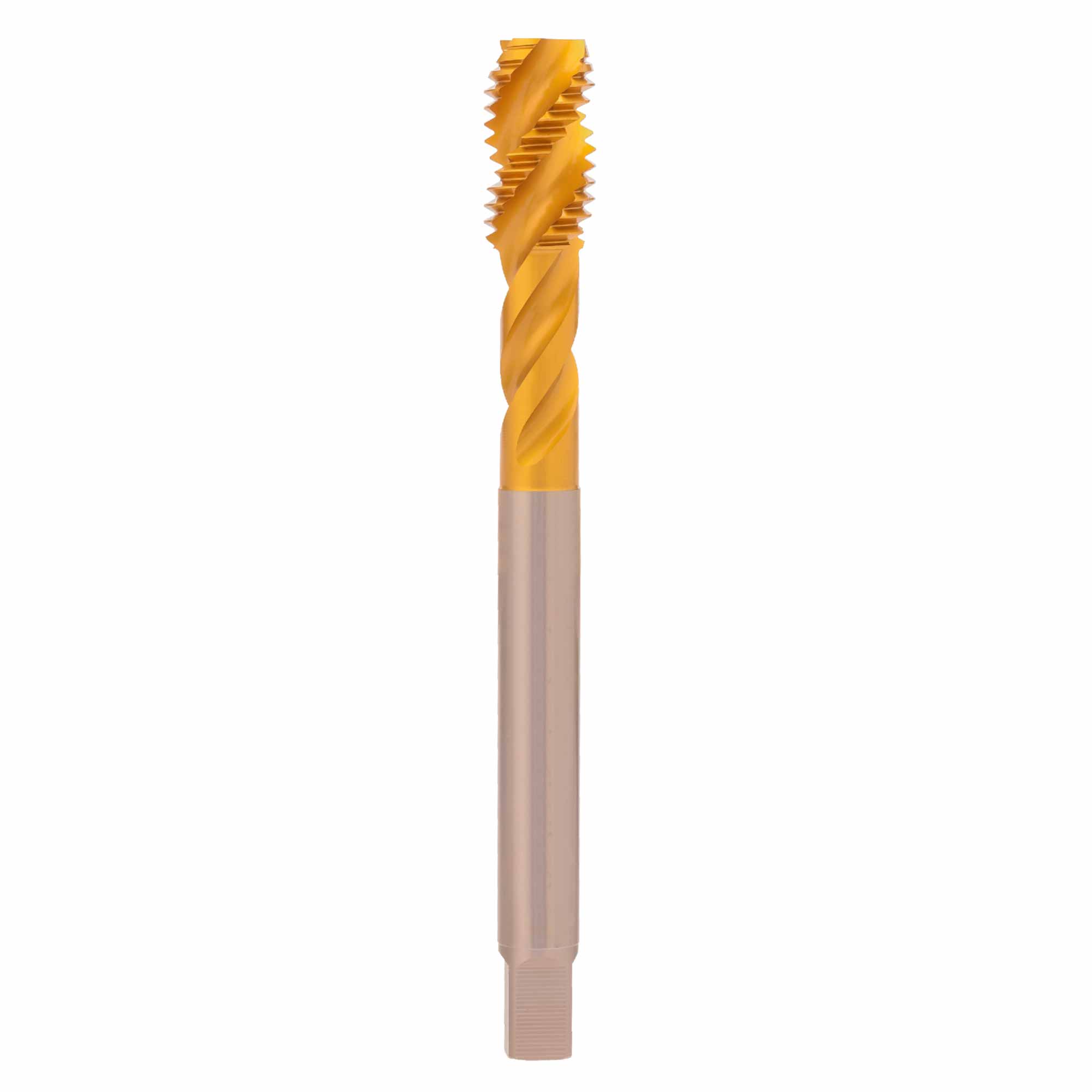 Метчик винтовой машинный H-Tools М8х1,25 DIN376 HSSE-TiN 6h C/2-3P R45 513X01-D2-0080