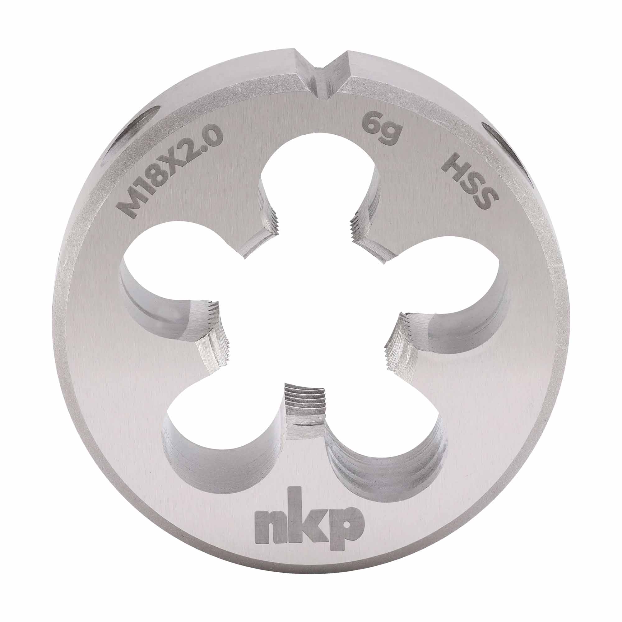 Плашка NKP М18х2,0 DINEN22568 HSS 6g 45х14мм 240181N