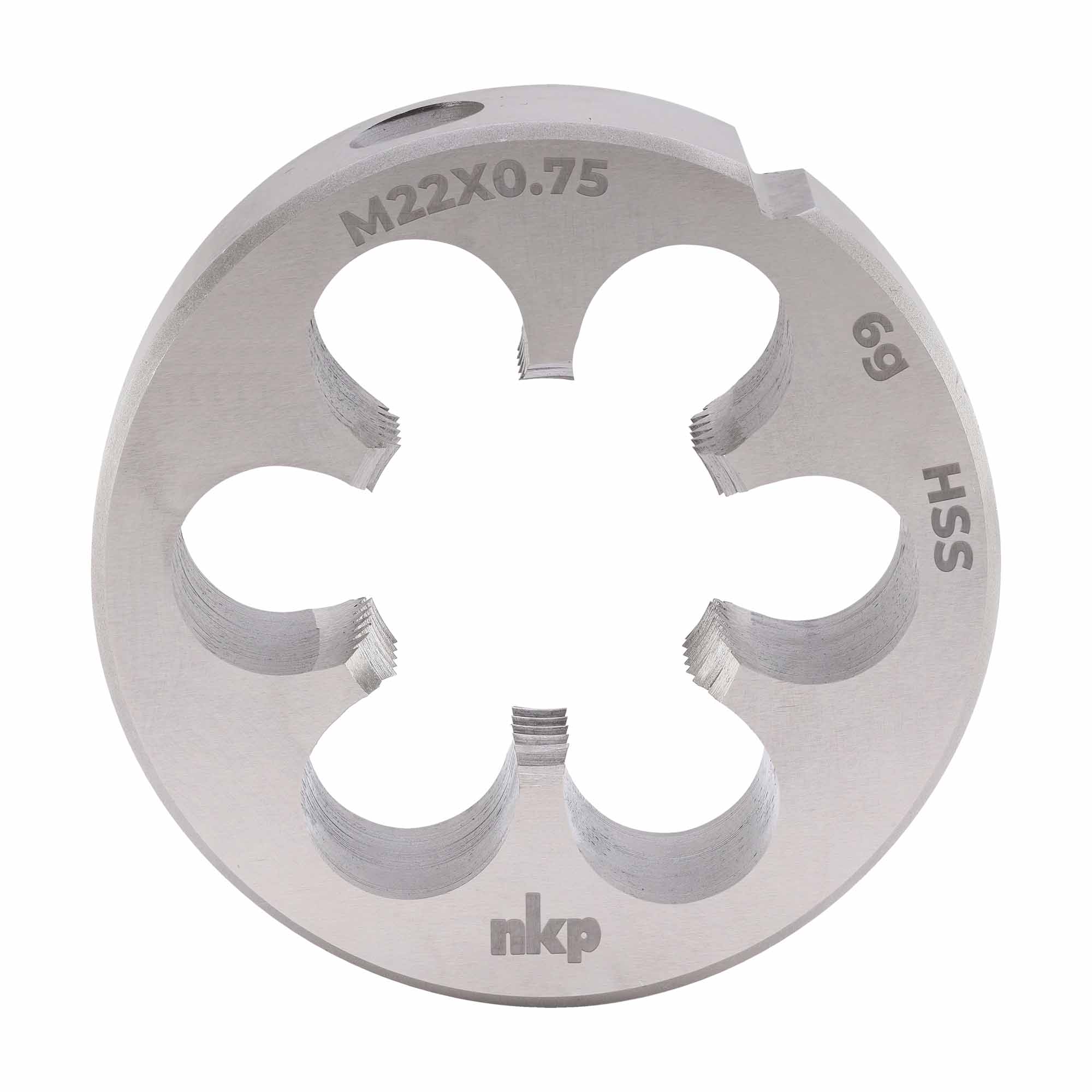 Плашка NKP М22х0,75 DINEN22568 HSS 6g 55х16мм 240224N