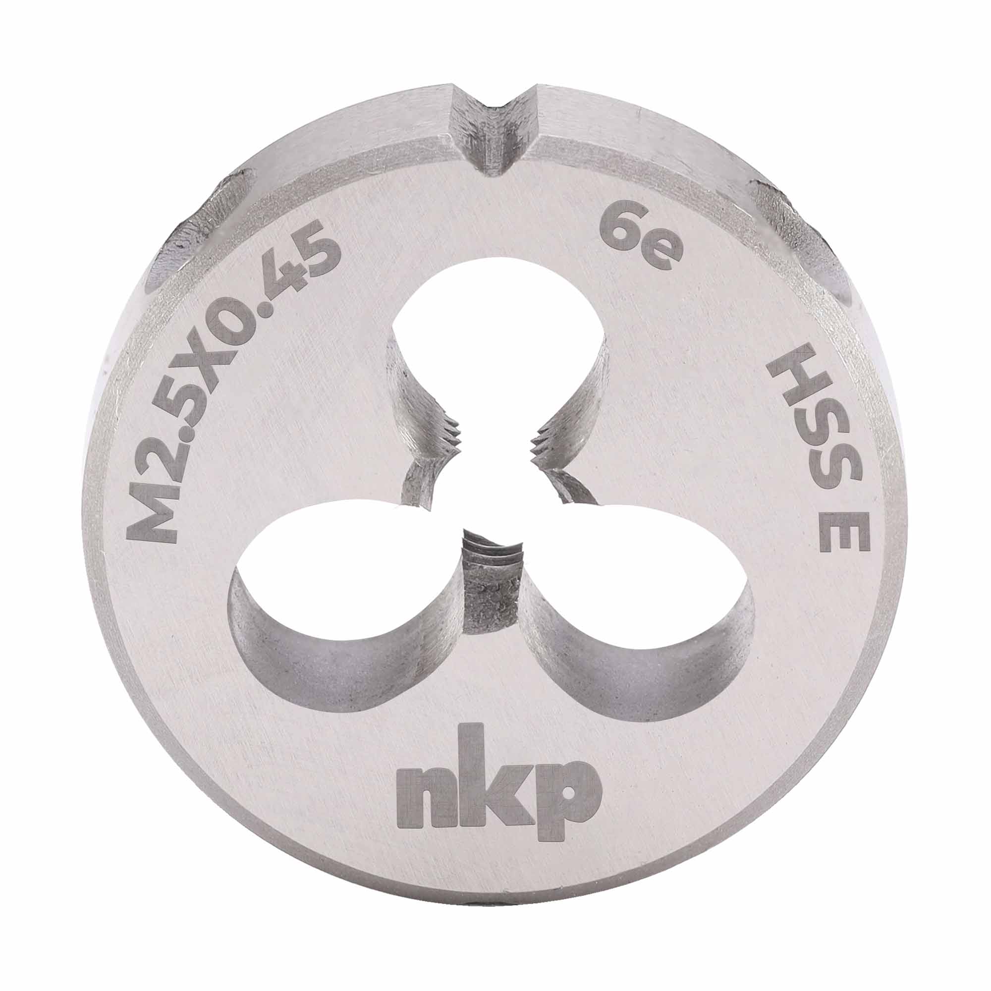Плашка NKP М2,5х0,45 DINEN22568 HSSE 6e 16х5мм 289025N