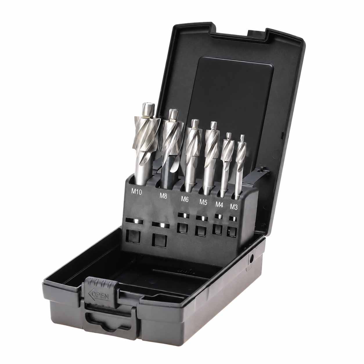 Набор цековок MASTER-TOOL М3-M10 DIN373 HSS-G 6шт 102452PRO