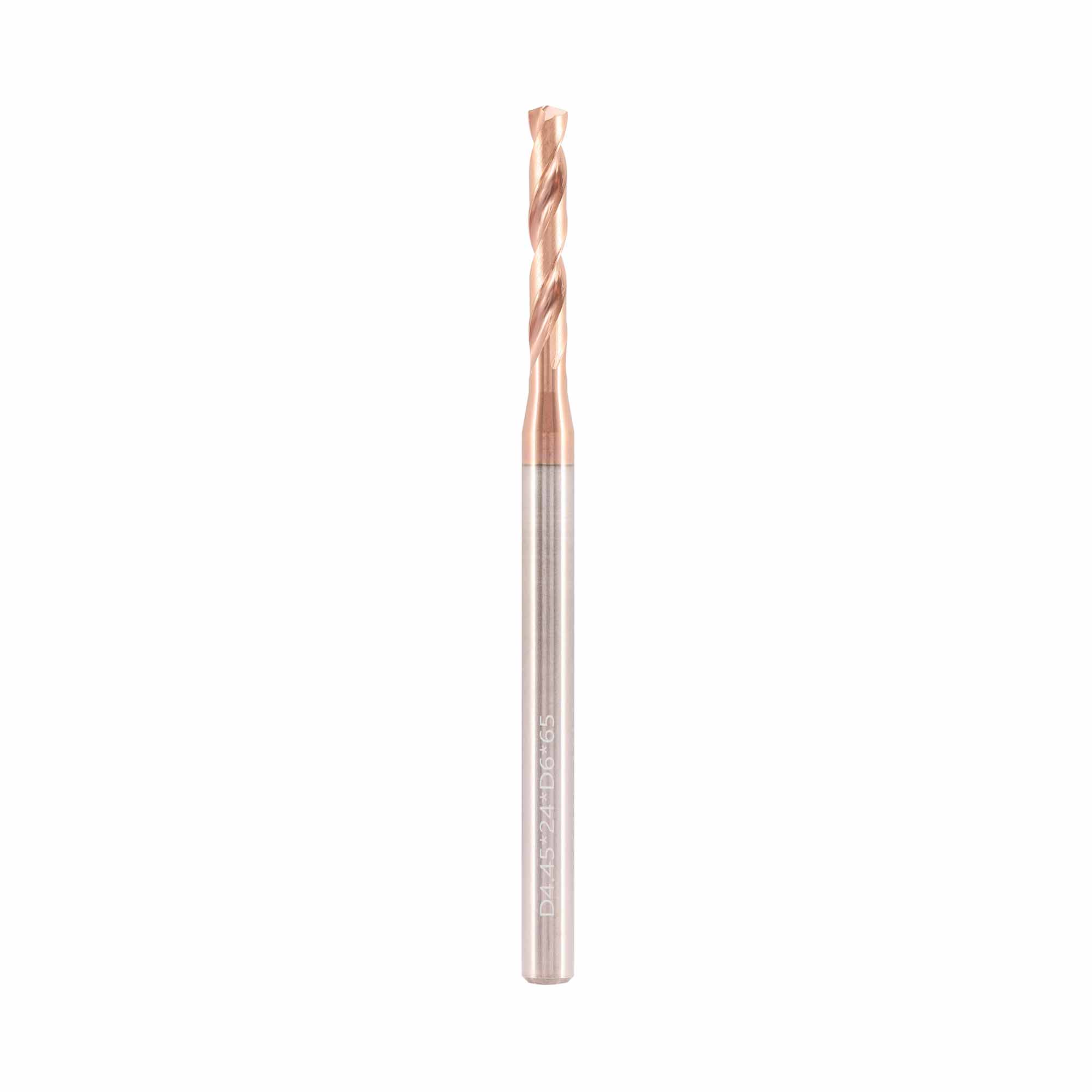 Сверло твердосплавное 4,45x65/24мм d06 VHM TiSiN 140° 60HRC BSKT BSE066D006-4,45