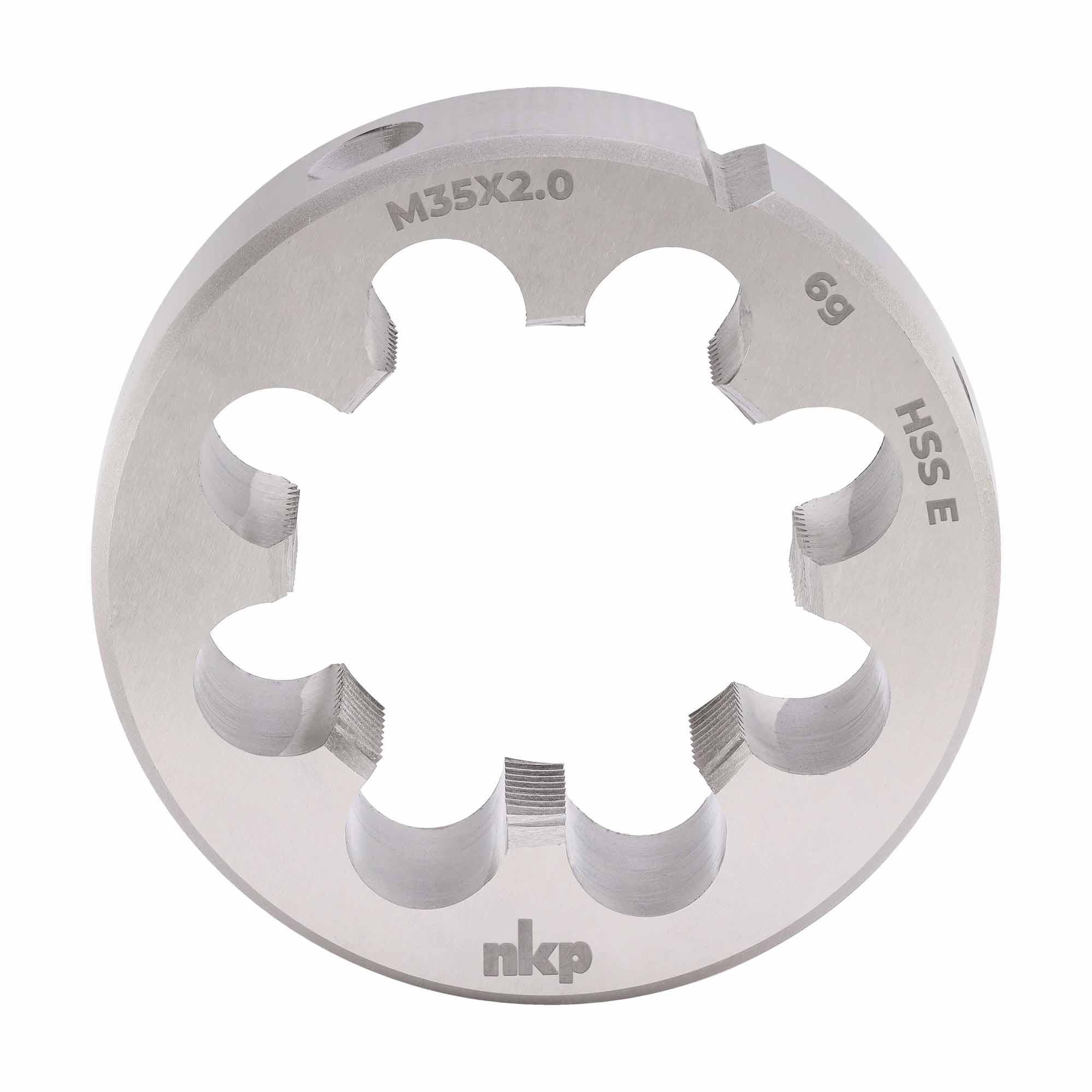 Плашка NKP М35х2,0 DINEN22568 HSSE 6g 65х18мм 290352N