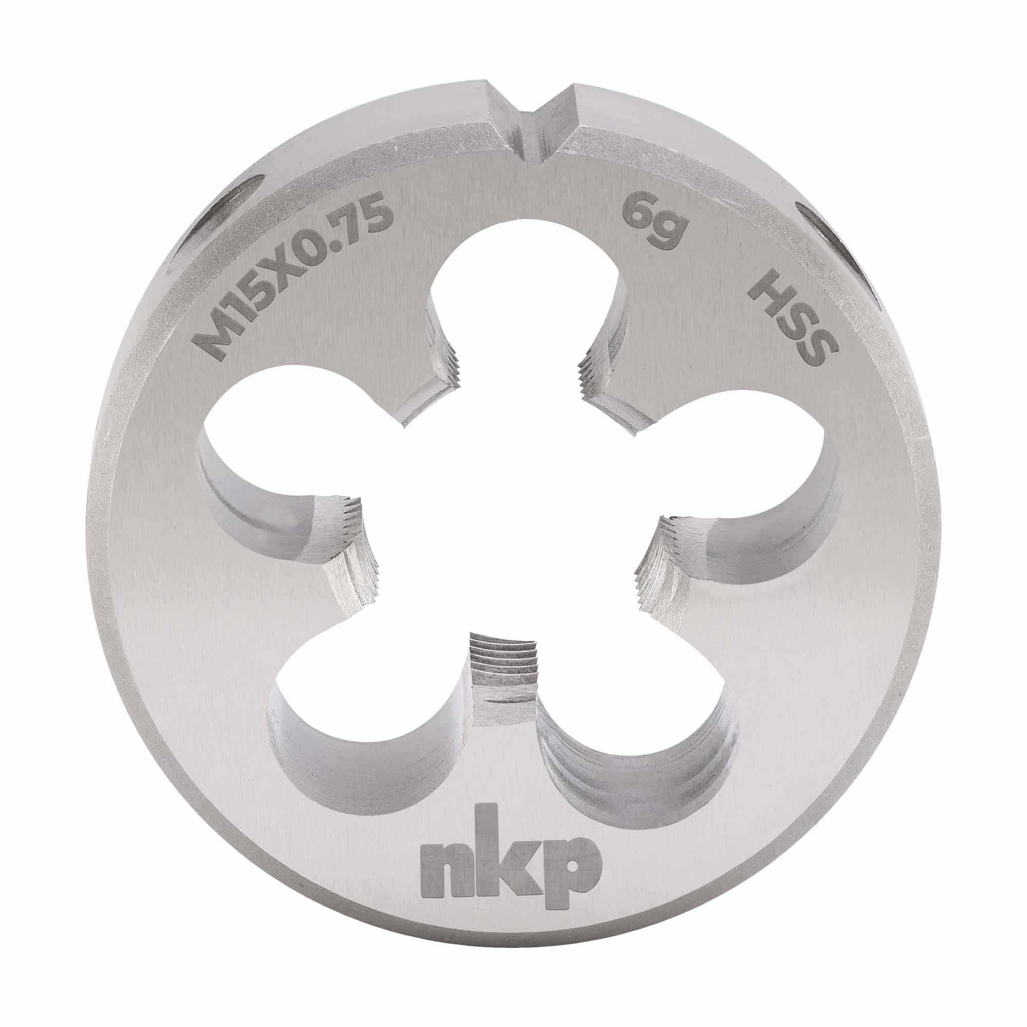 Плашка NKP М15х0,75 DINEN22568 HSS 6g 38х10мм 240154N