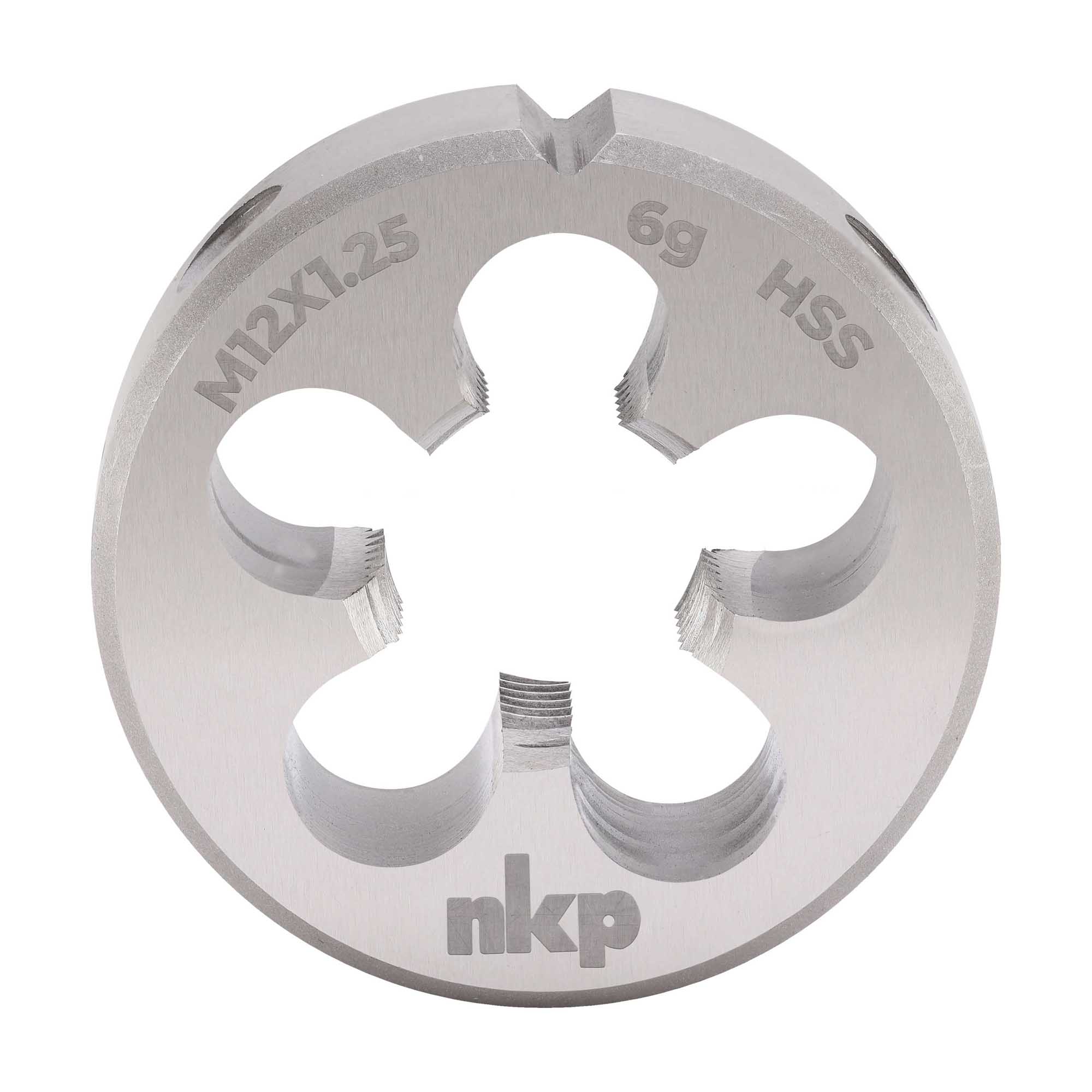 Плашка NKP М12х1,25 DINEN22568 HSS 6g 38х10мм 240122N
