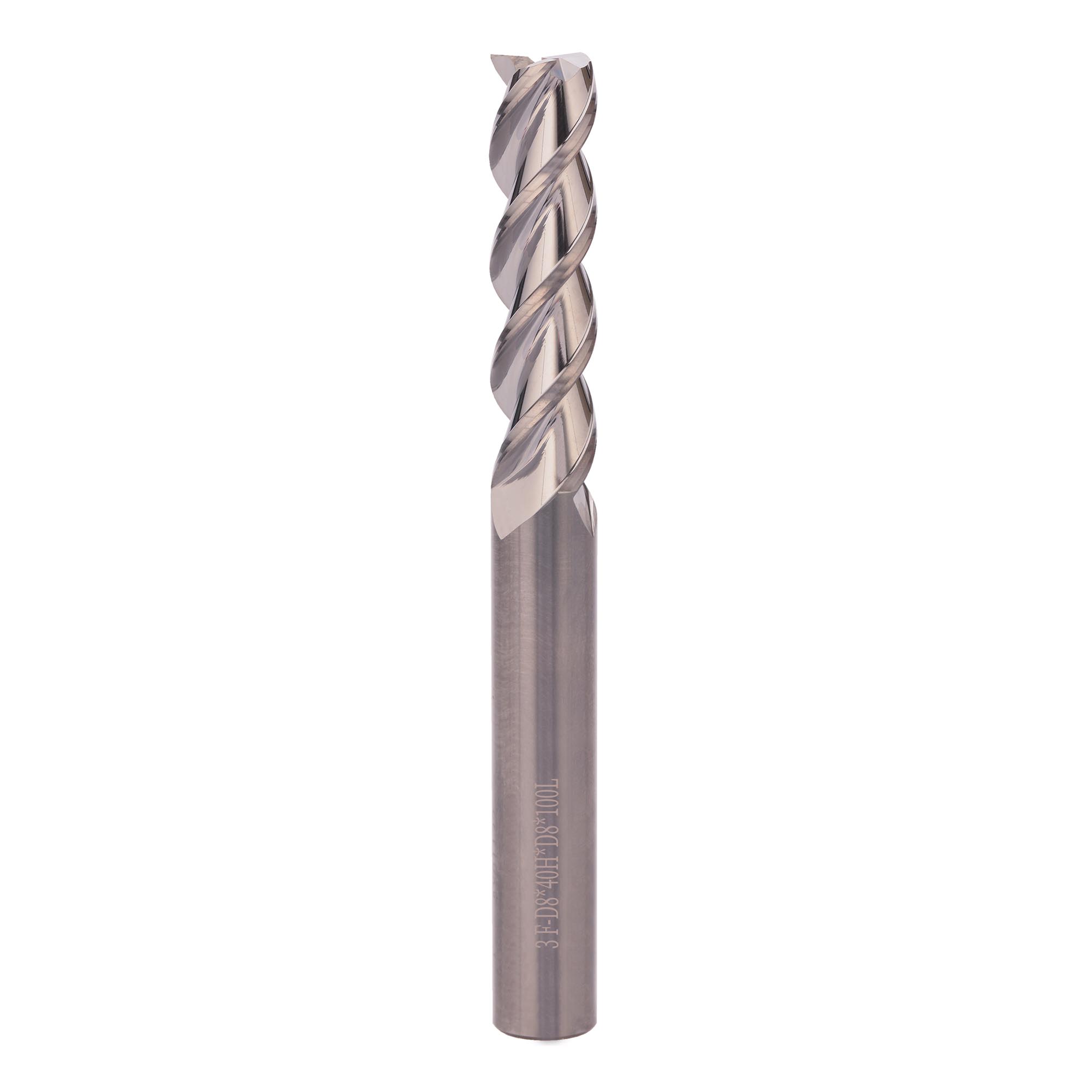 Фреза твердосплавная по алюминию H-Tools 8,0x100/40мм d08 3z A55 6733-080