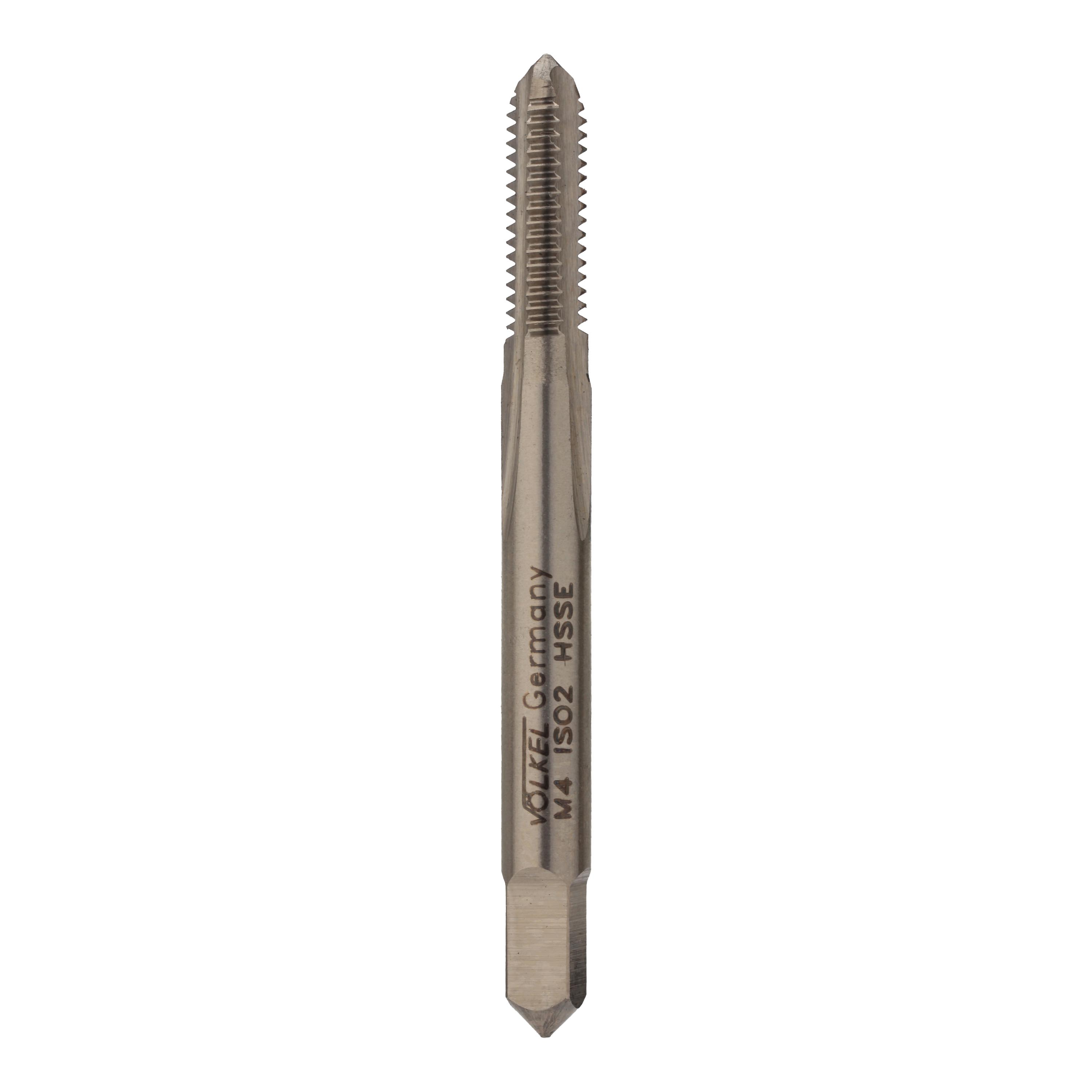 Метчик Volkel HSSE DIN352 6h метрическая резьба М4х0,7 №3 57330-3