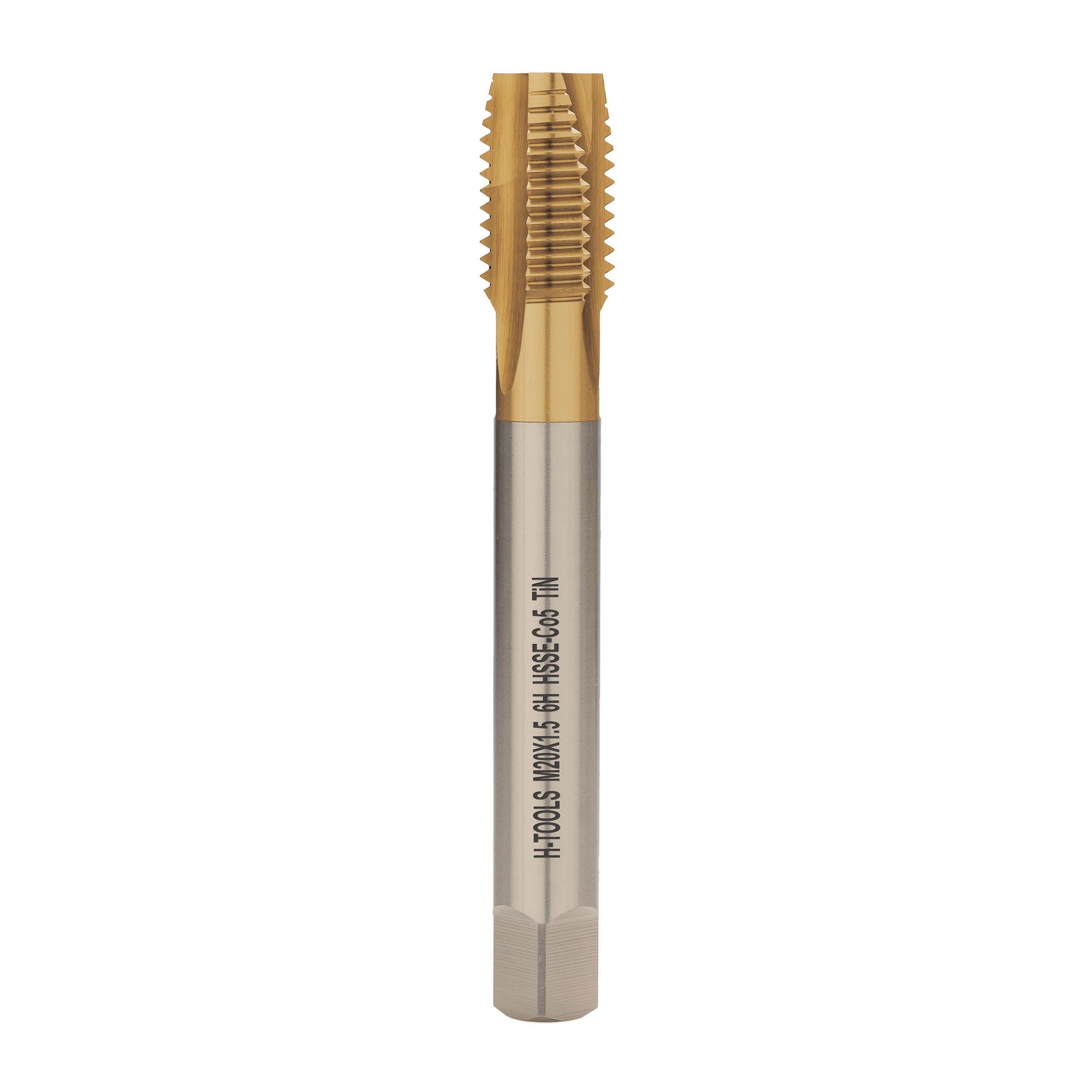 Метчик машинный H-Tools М20х1,5 DIN374 HSSE-TiN 6h B/4-5P 113X01-D2-0202