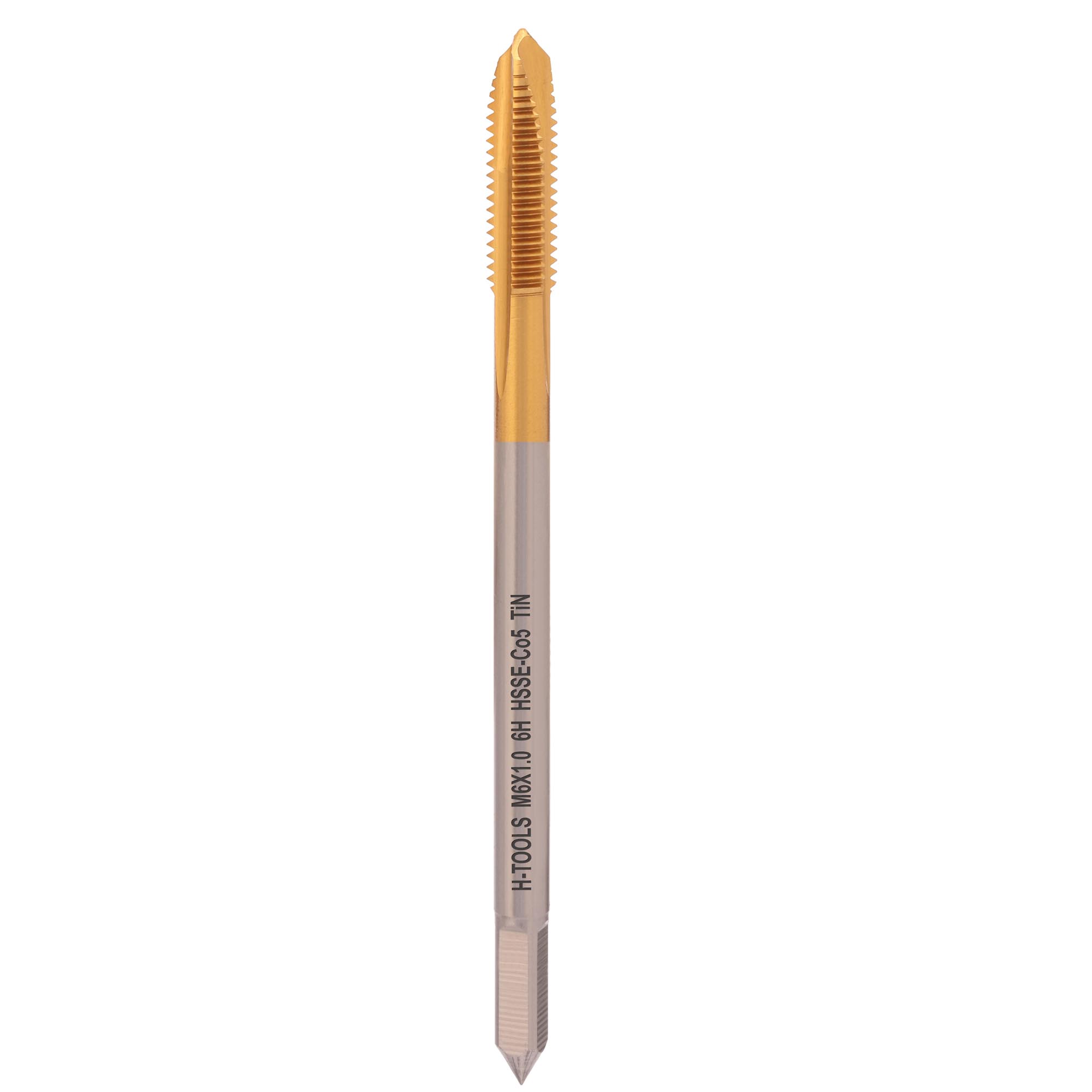 Метчик машинный H-Tools М6х1,0 DIN376 HSSE-TiN 6h B/4-5P 113X01-D2-0060