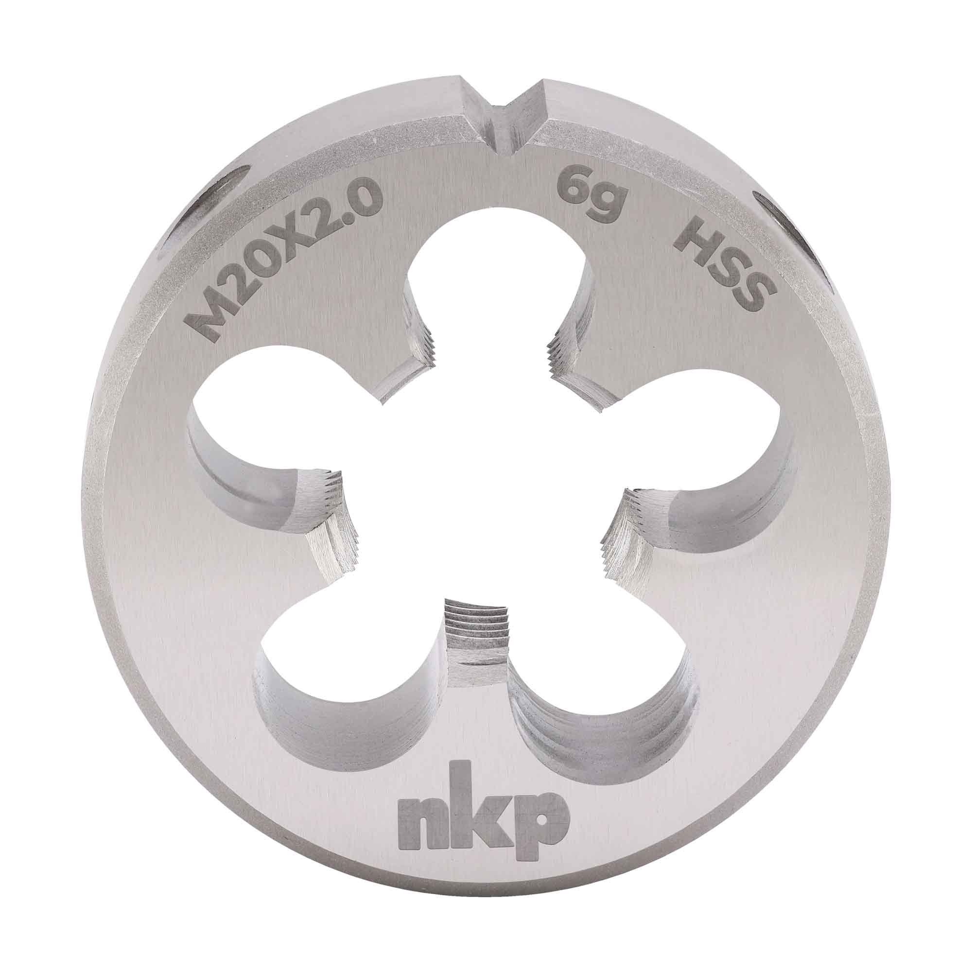 Плашка NKP М20х2,0 DINEN22568 HSS 6g 45х14мм 240201N