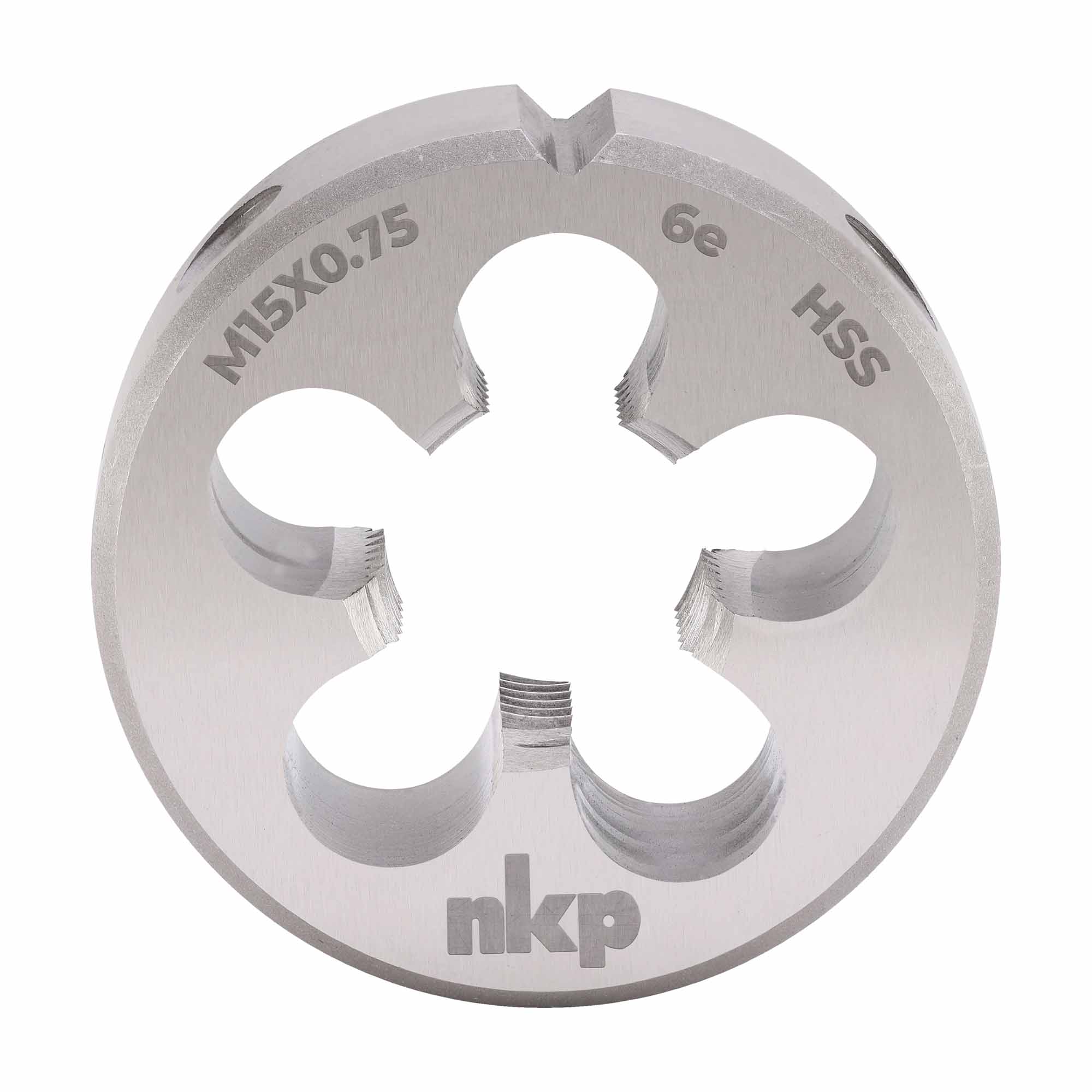 Плашка NKP М15х0,75 DINEN22568 HSS 6e 38х10мм 239154N