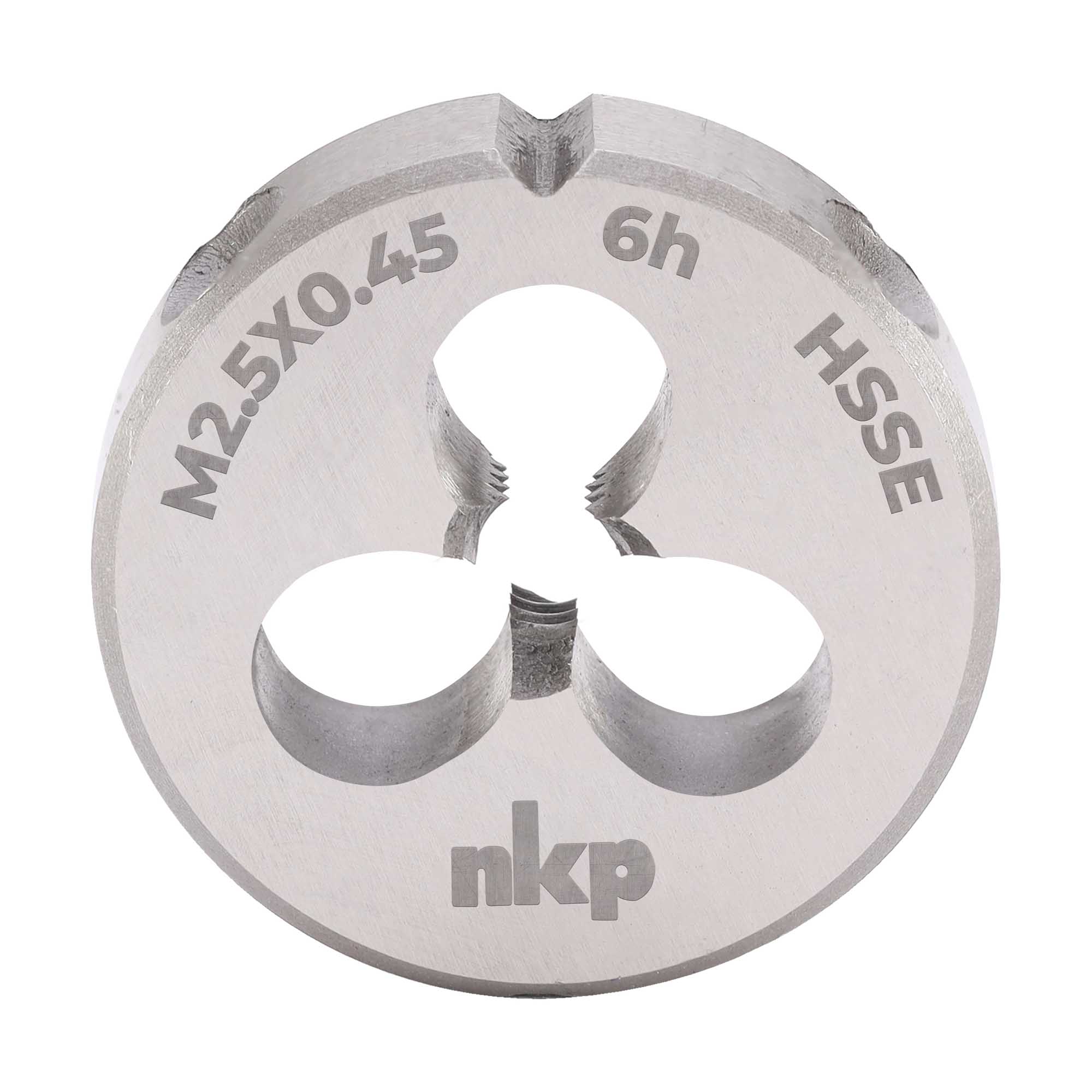 Плашка NKP М2,5x0,45 DIN22568 HSSE 6h 16х5мм 286025N