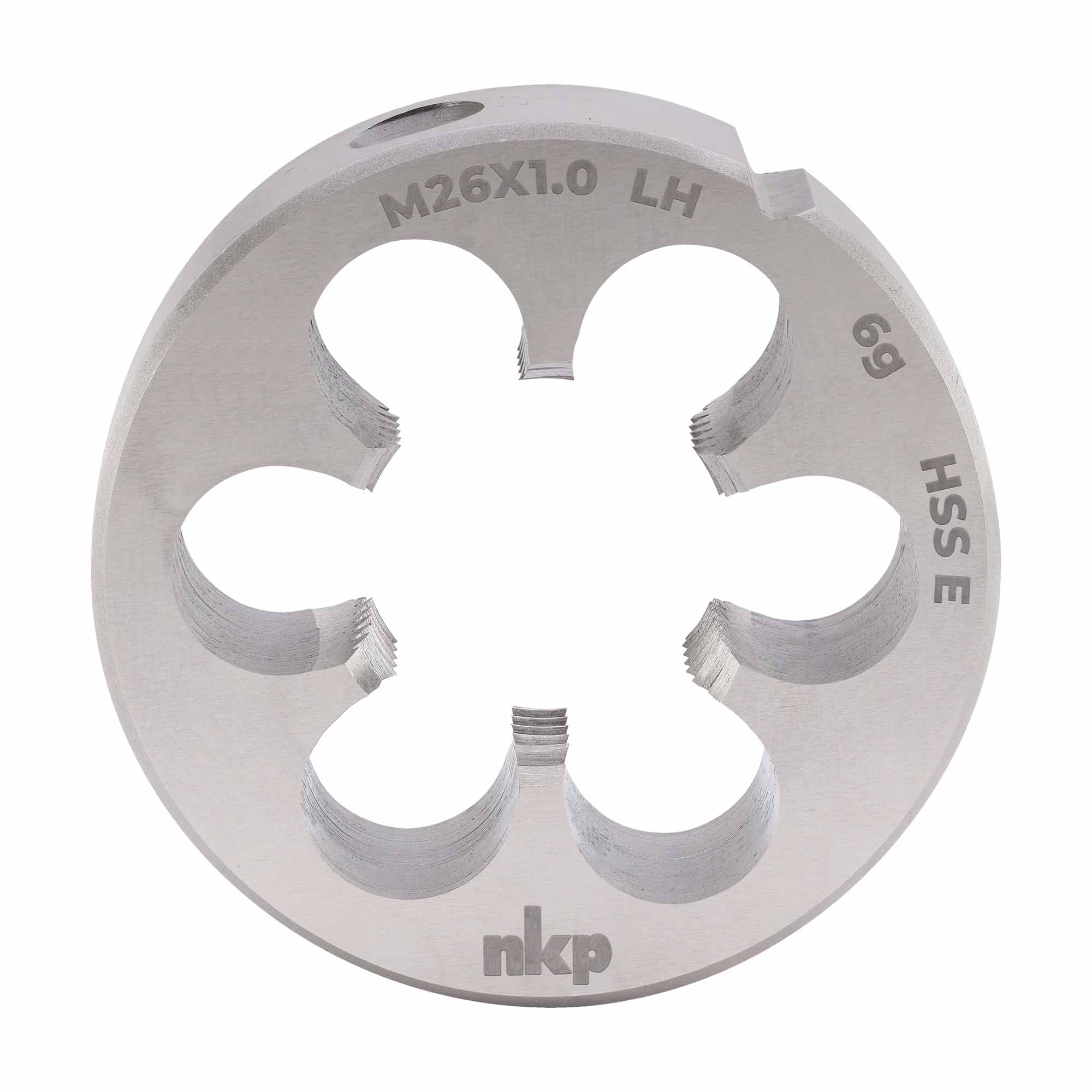 Плашка левая NKP М26х1,0 DINEN22568 HSSE 6g 55х16мм 294263N