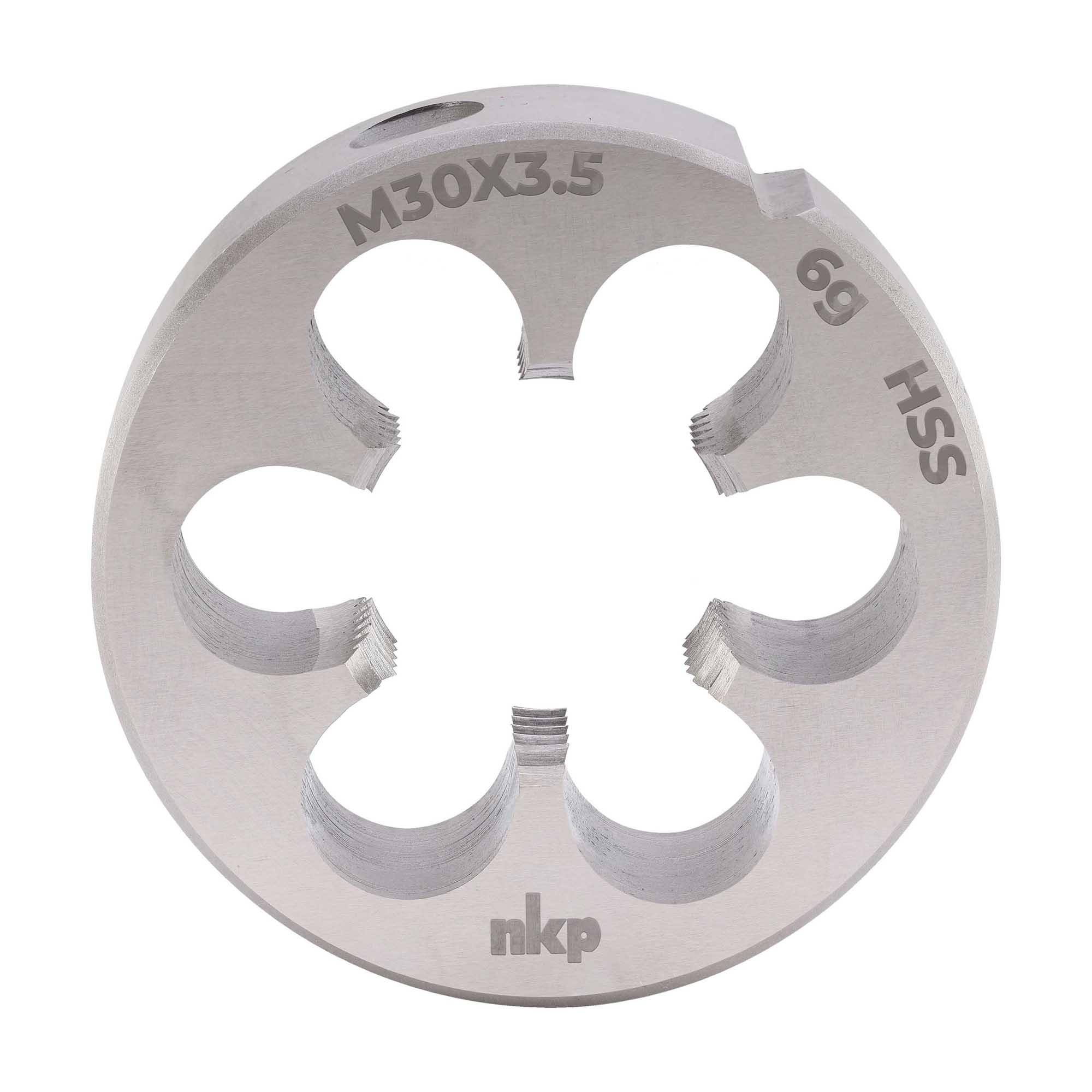 Плашка NKP М30х3,5 DINEN22568 HSS 6g 65х25мм 240300N
