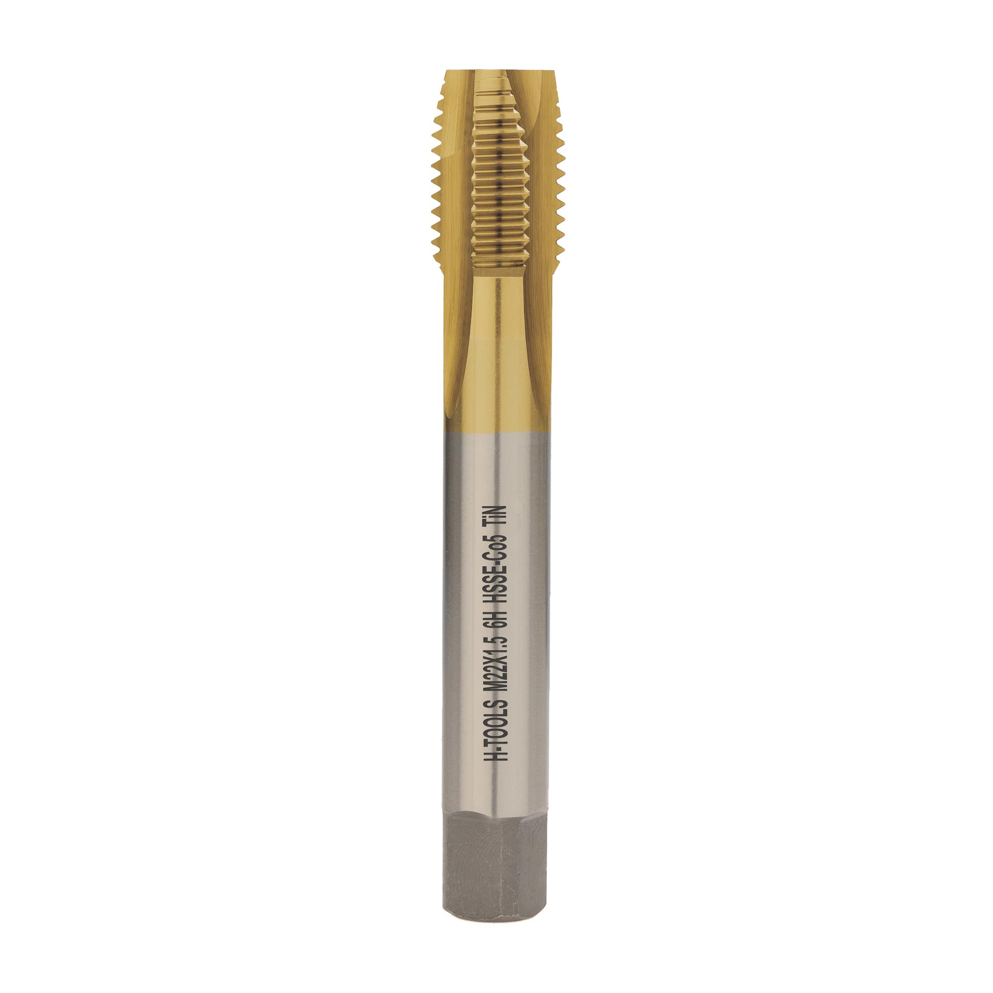 Метчик машинный H-Tools М22х1,5 DIN374 HSSE-TiN 6h B/4-5P 113X01-D2-0222