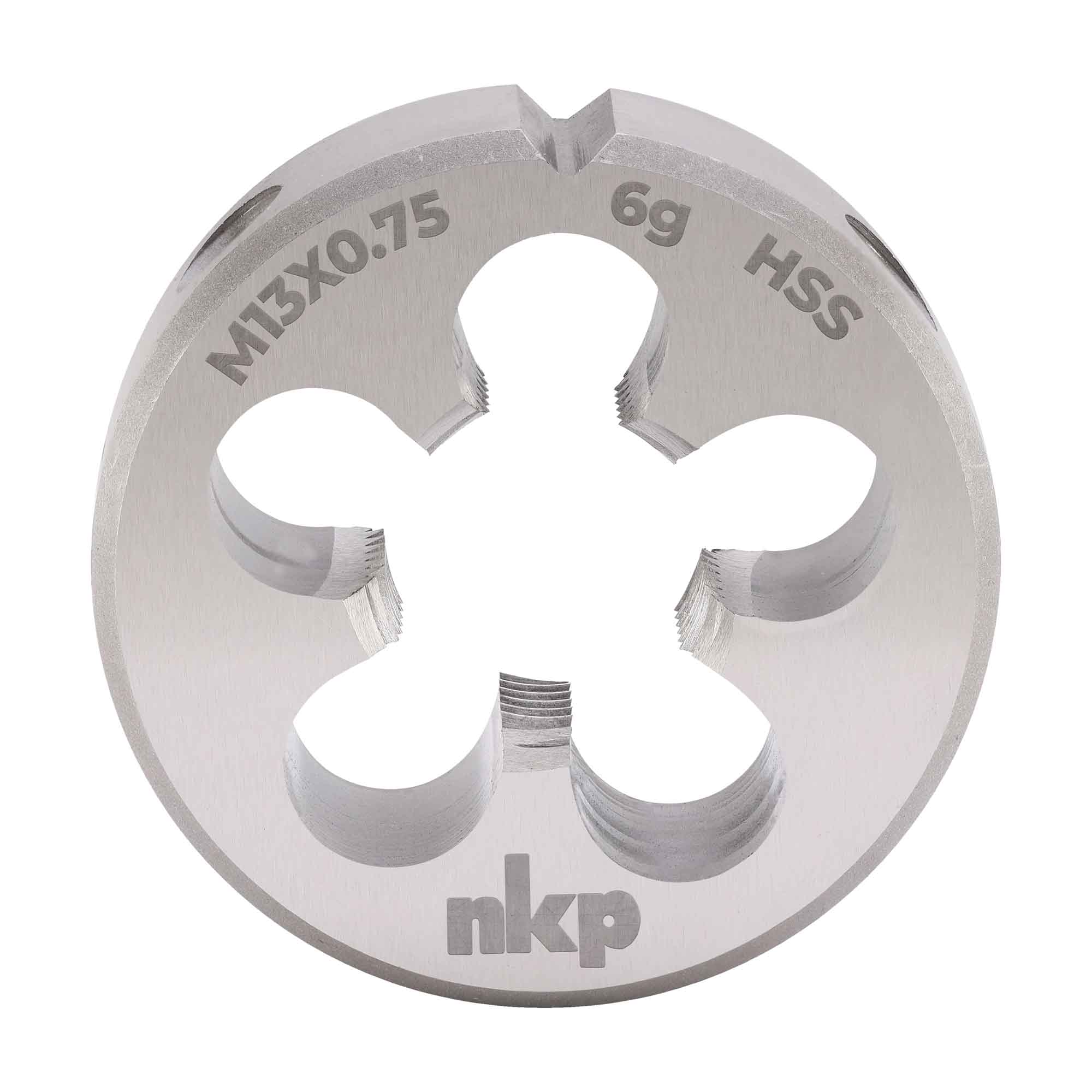 Плашка NKP М13х0,75 DINEN22568 HSS 6g 38х10мм 240132N