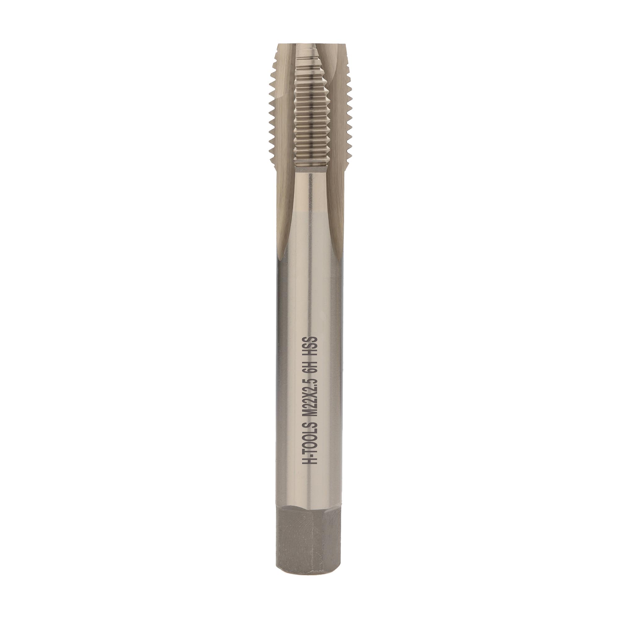 Метчик М22х2,5 (Машинный) DIN376 HSS-G 6h B/4-5P 140мм a=14,5 H-Tools 101100-D2-0220