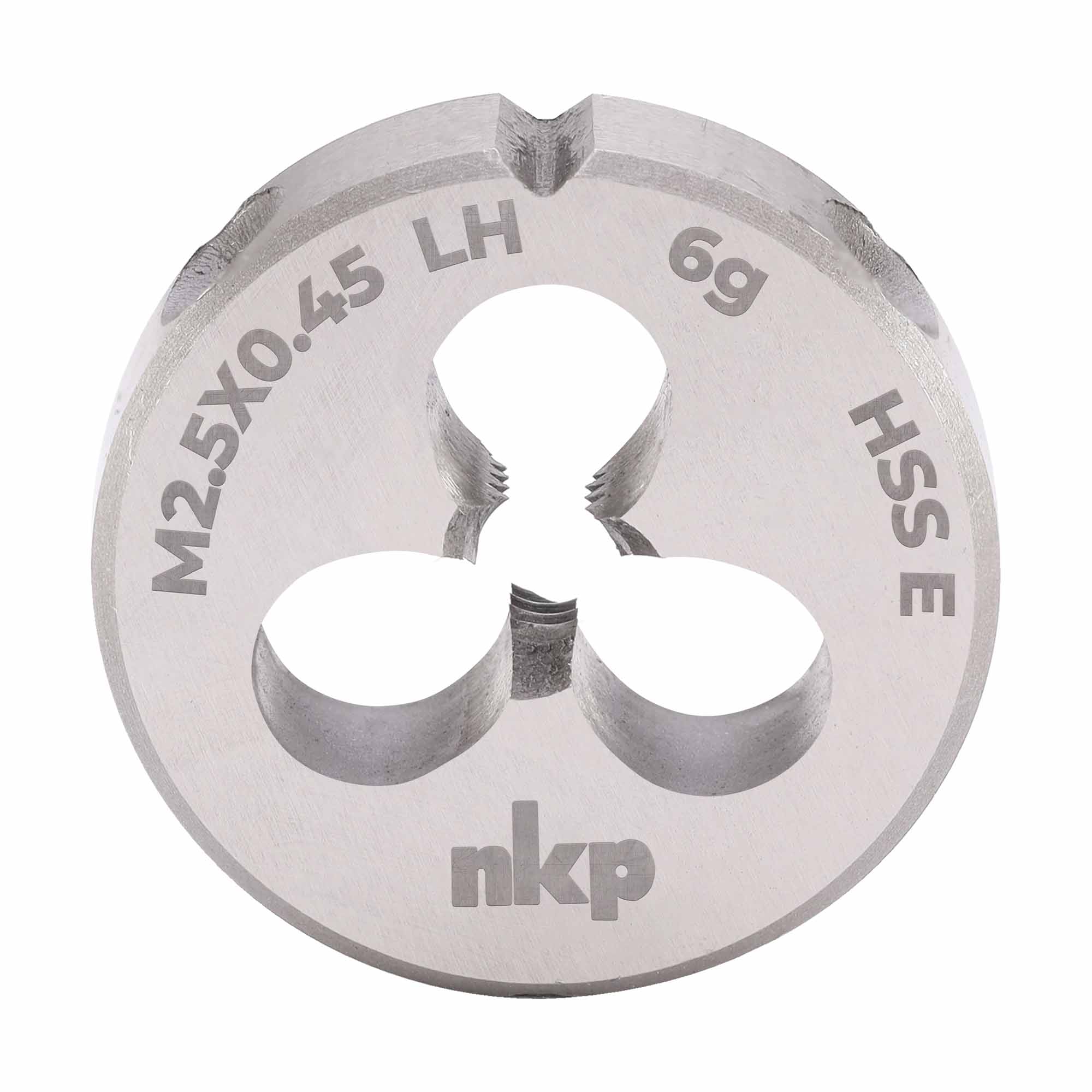 Плашка левая NKP М2,5х0,45 DINEN22568 HSSE 6g 16х5мм 294025N
