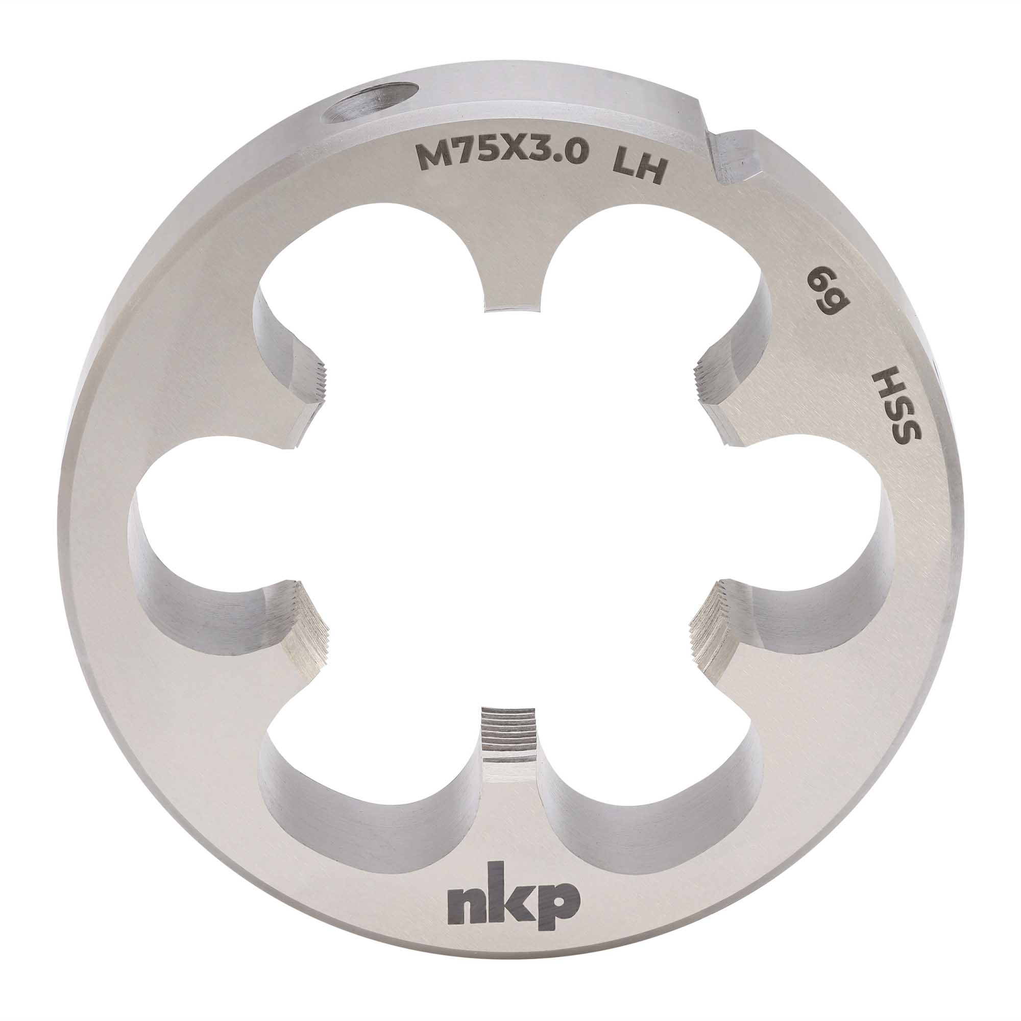 Плашка левая NKP М75х3,0 DINEN22568 HSS 6g 120х36мм 250753N