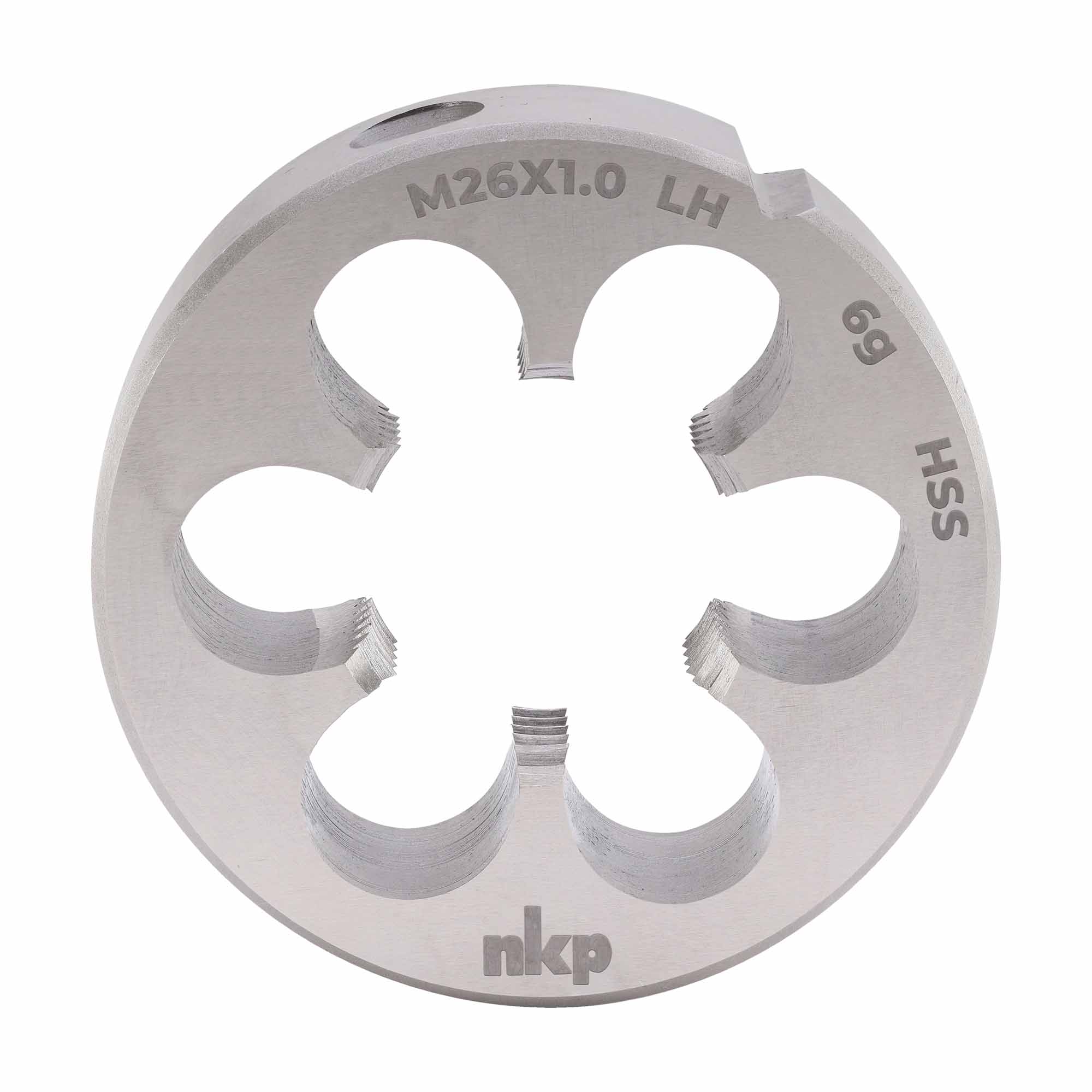 Плашка левая NKP М26х1,0 DINEN22568 HSS 6g 55х16мм 250263N