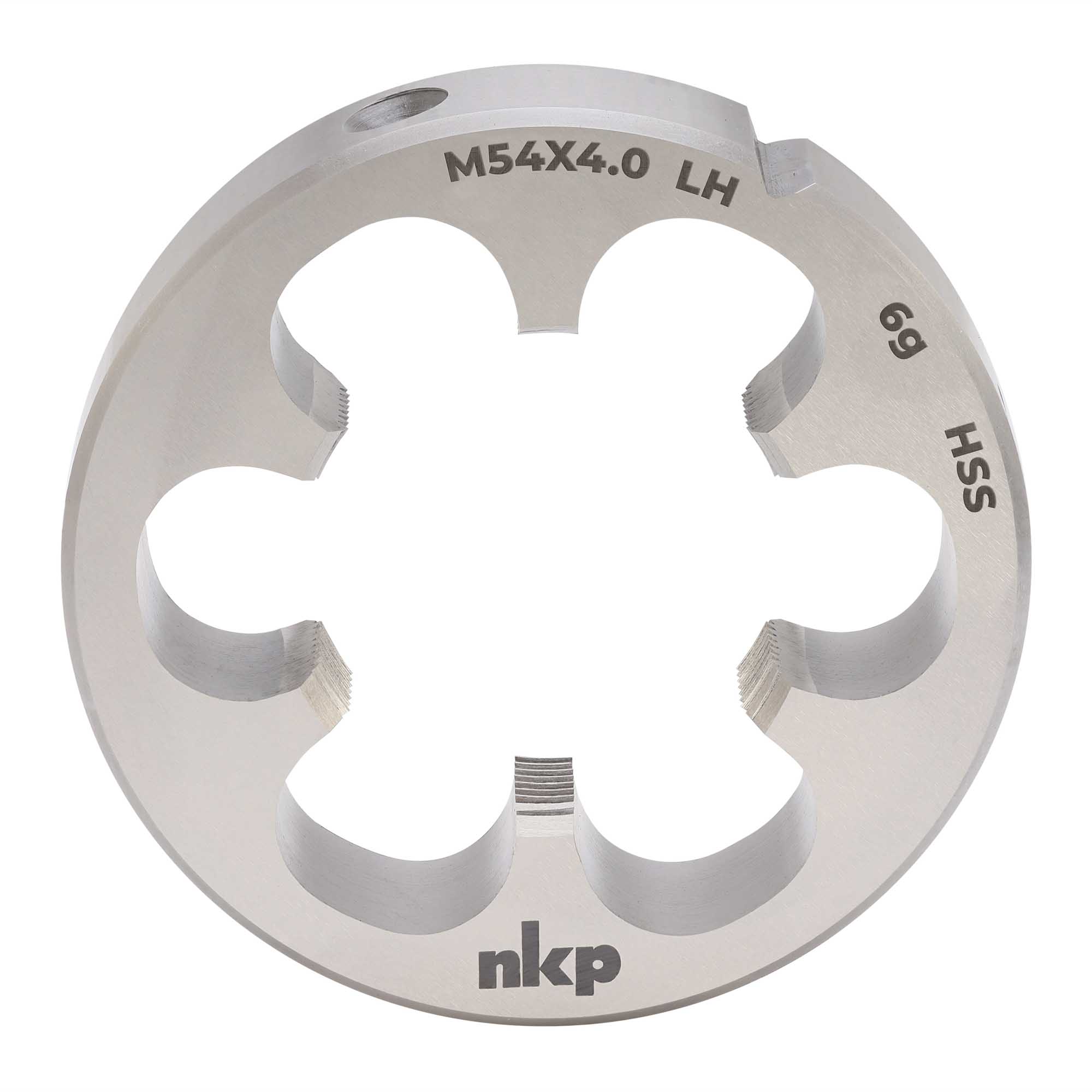 Плашка левая NKP М54х4,0 DINEN22568 HSS 6g 105х36мм 250545N