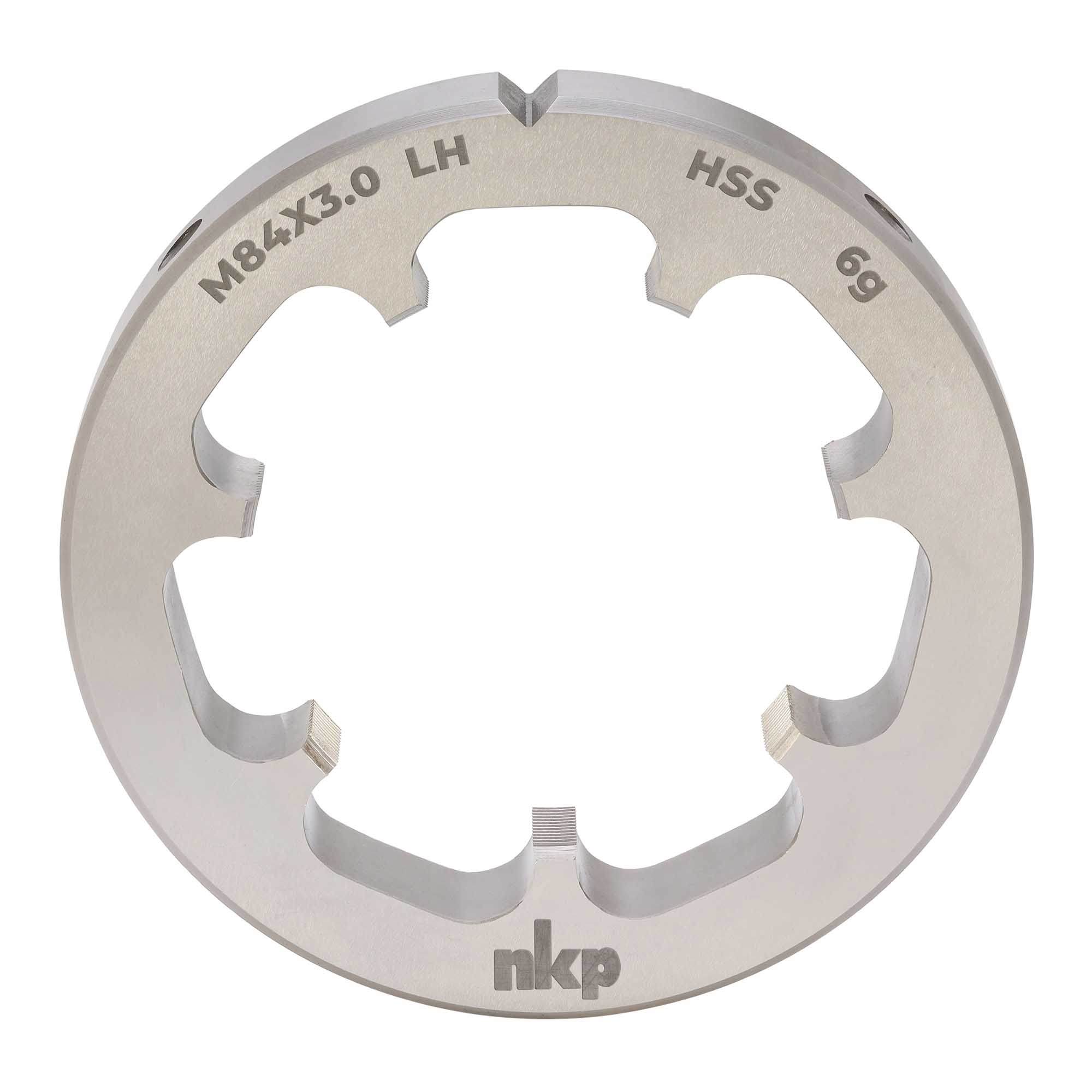Плашка левая NKP М84х3,0 DINEN22568 HSS 6g 130х36мм 250843N