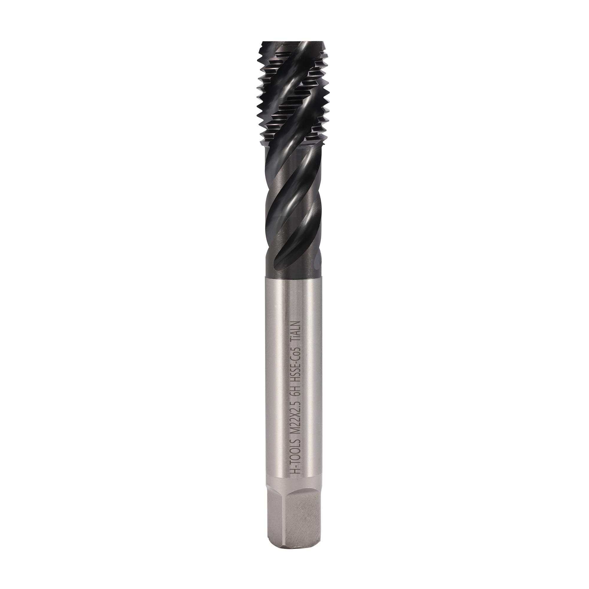 Метчик винтовой машинный H-Tools М22х2,5 DIN376 HSSE-TiALN 6h C/2-3P R45 233220EFHT