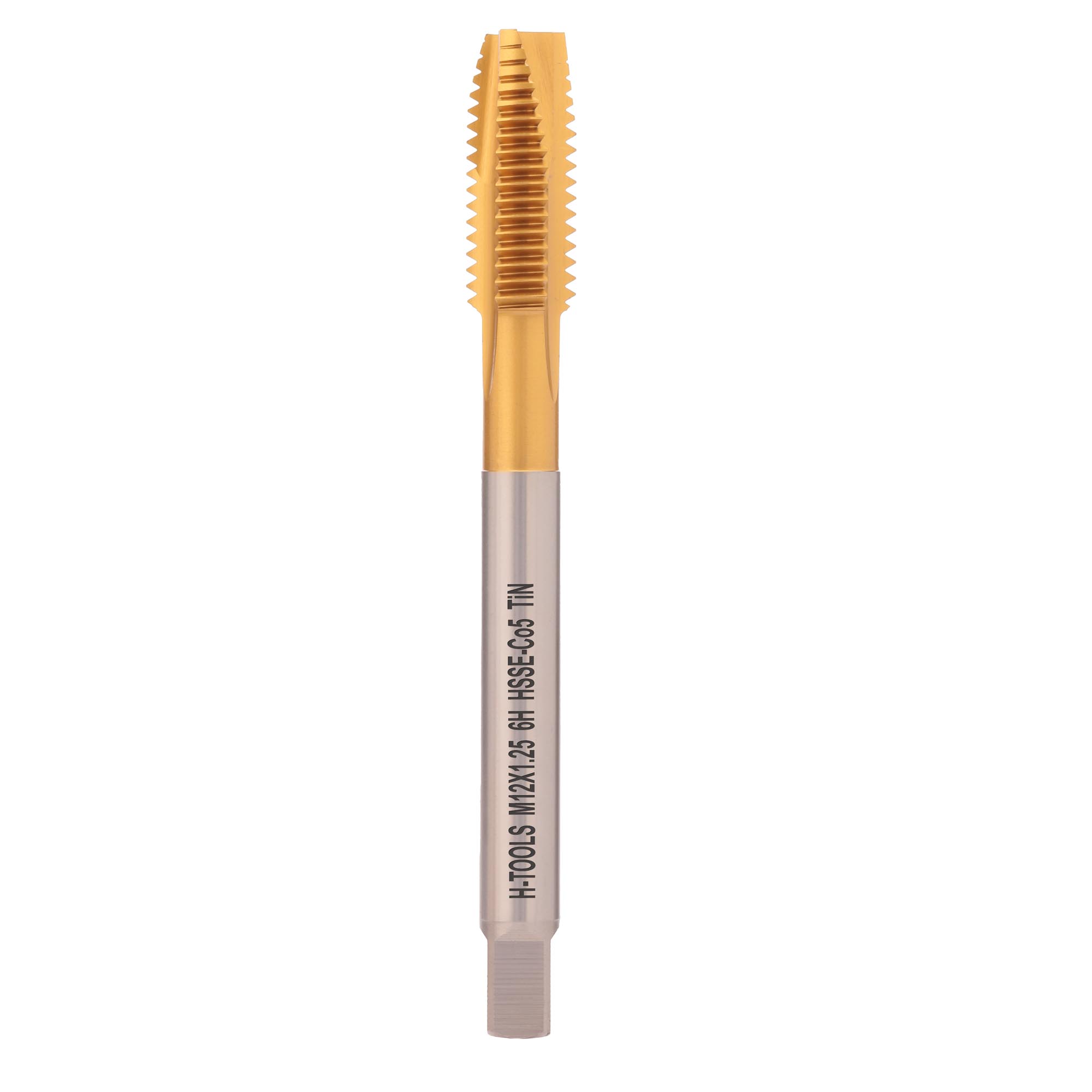 Метчик машинный H-Tools М12х1,25 DIN374 HSSE-TiN 6h B/4-5P 113X01-D2-0122