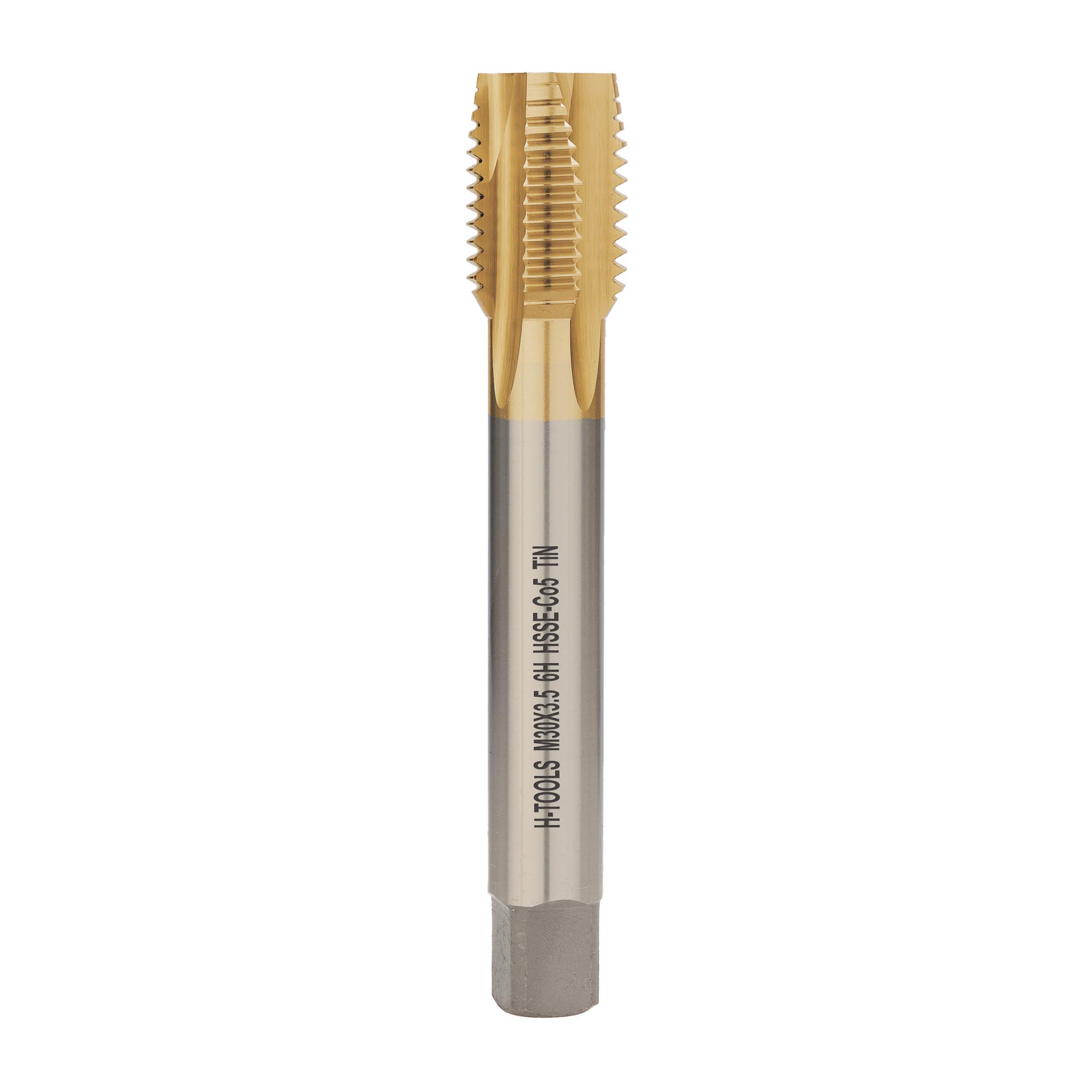 Метчик машинный H-Tools М30х3,5 DIN376 HSSE-TiN 6h B/4-5P 113X01-D2-0300