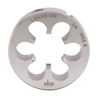 Плашка дюймовая NKP UN 1,1/4"-8 HSSE DIN22568 65x25мм 29910140UN08 