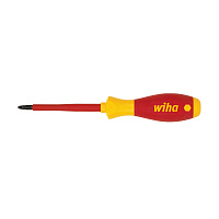 Отвертка диэлектрическая SoftFinish Electric PZ2х100мм Wiha 324 00879