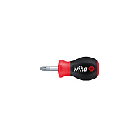 Отвертка SoftFinish Stubby PZ1х25мм Wiha 313SY 26971