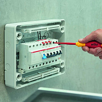 Отвертка диэлектрическая SoftFinish Electric SlimFix SL/PZ2х100мм Wiha 3281 36330