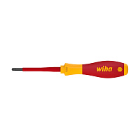 Отвертка диэлектрическая SoftFinish Electric SL/PZ2х100мм Wiha 328 30701