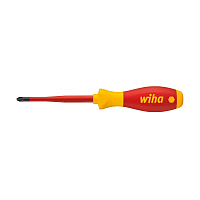 Отвертка диэлектрическая SoftFinish Electric SlimFix PZ2х100мм Wiha 3241 35396