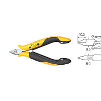 Бокорезы 115мм Professional ESD Wiha Z40104 26808