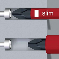 Насадка диэлектрическая SlimBit Electric SL3,5х0,6х75мм Wiha 283110 41159
