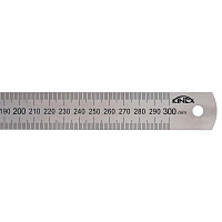 Линейка Kinex K-met 300х25х1,0мм Шкала 1,0мм 1022