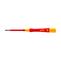 Отвертка диэлектрическая PicoFinish Electric SL2,5х65мм Wiha 2270P 42376